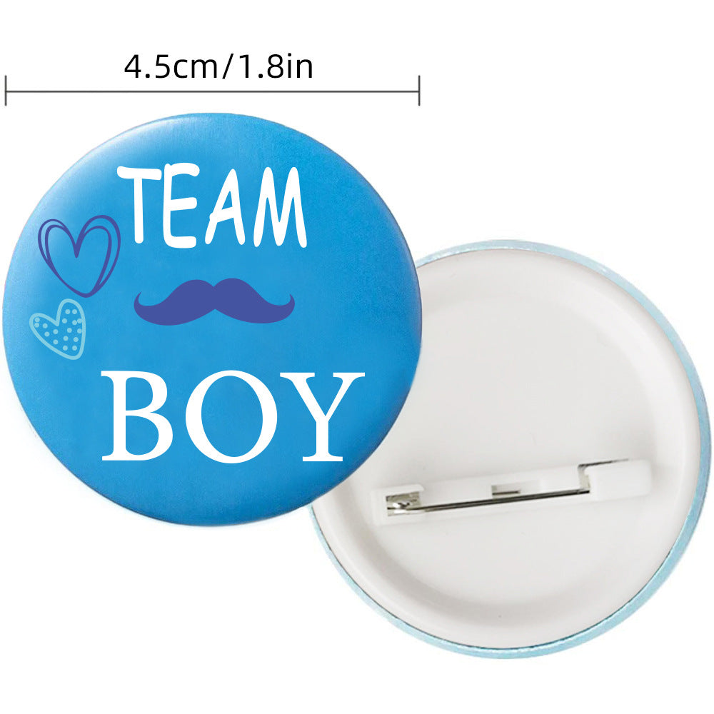 20 Pcs Gender Reveal Party Badges