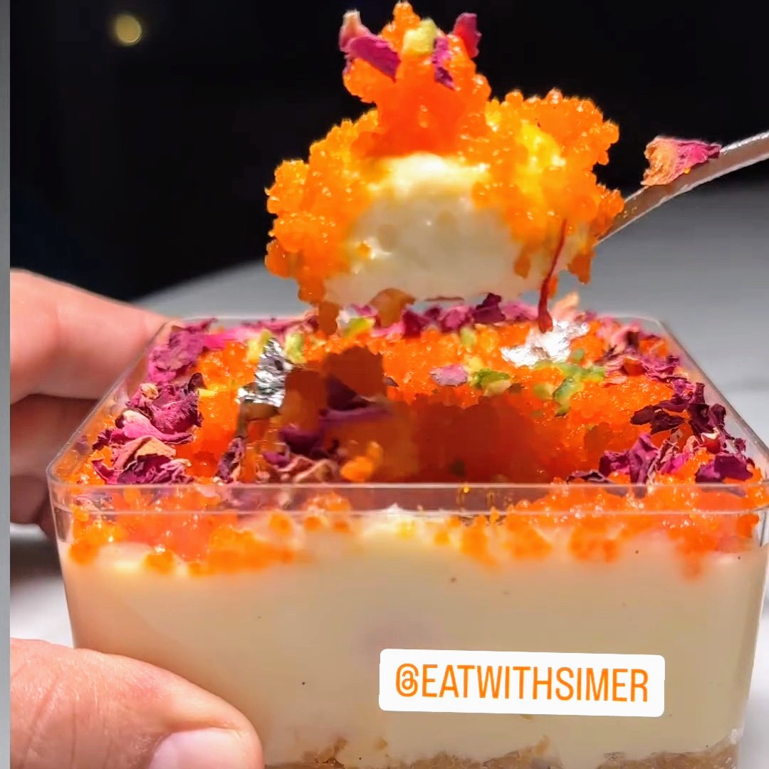 Kesar Motichoor Cheesecake Dessert Box (2 Boxes)