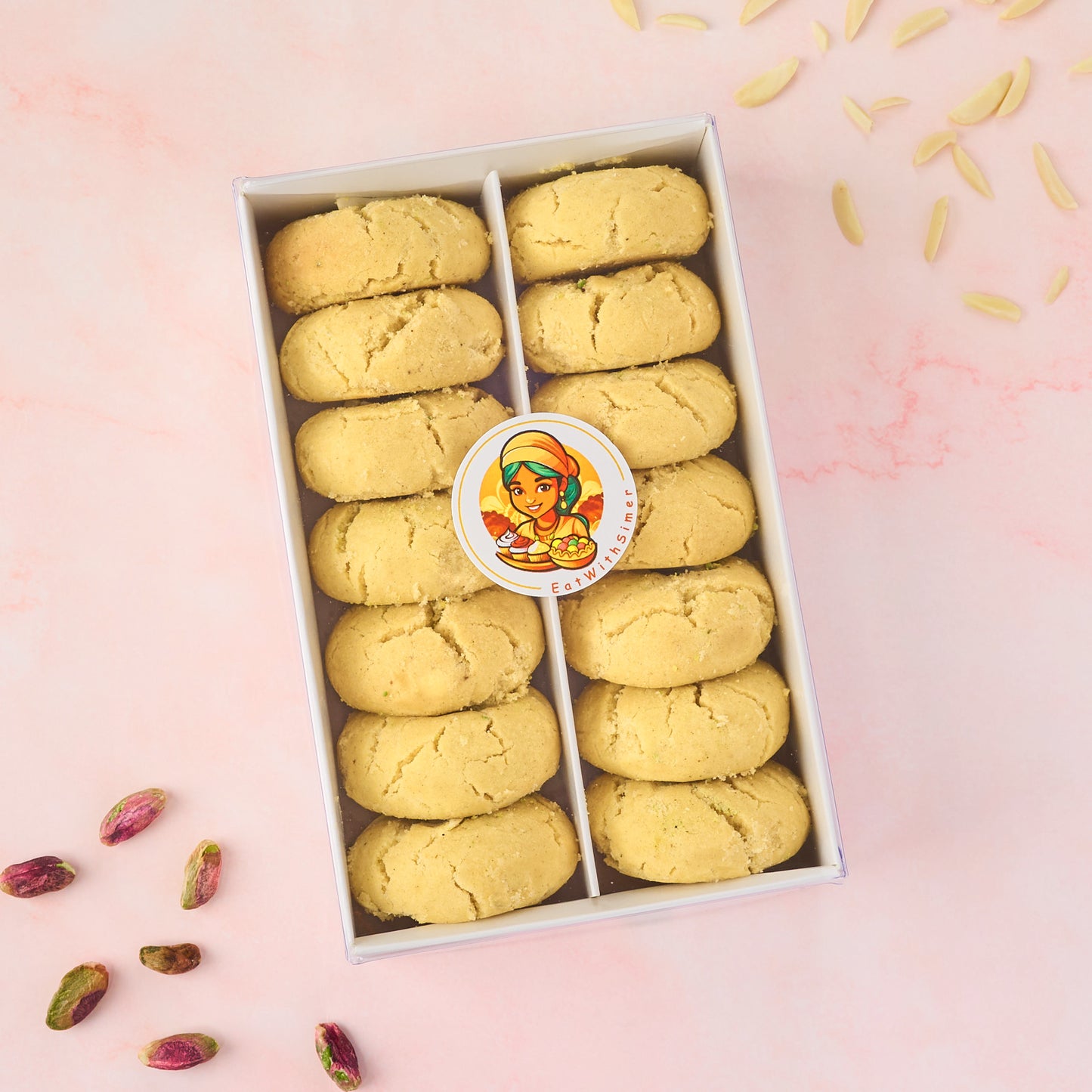 Nankhatai Biscuits 14Pc Gift Box by Eatwithsimer