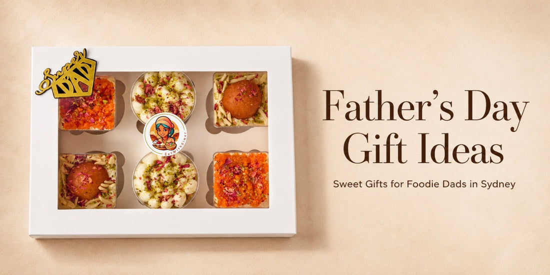 Father’s Day gift ideas in Sydney with dessert boxes, cakes and sweet gifts for foodie dads