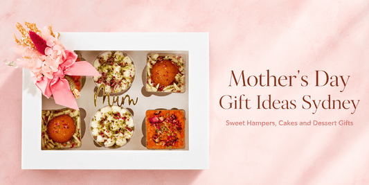 Mother’s Day dessert cup gift box in Sydney with mum charm for sweet Mother’s Day gifting