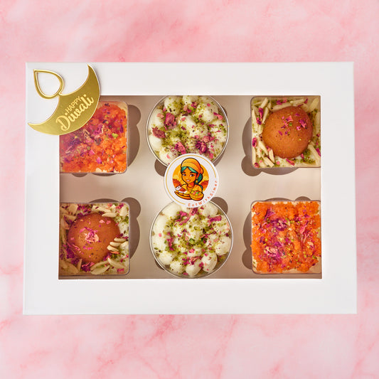 Diwali Dessert Cups Box – Festival Special with Charm