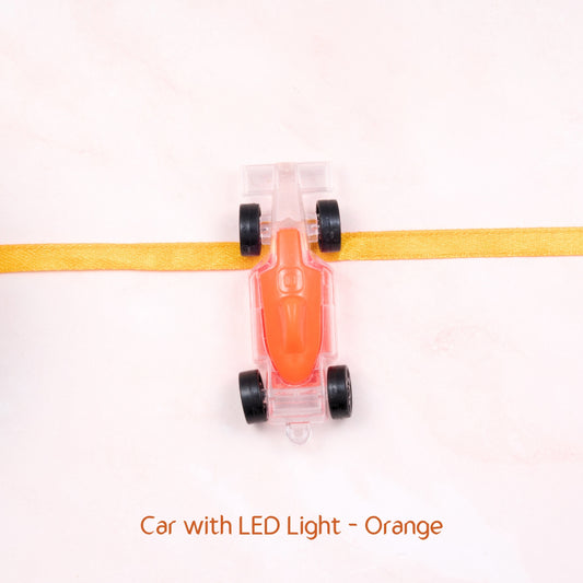 Car Rakhi with LED Light – Multiple Colours