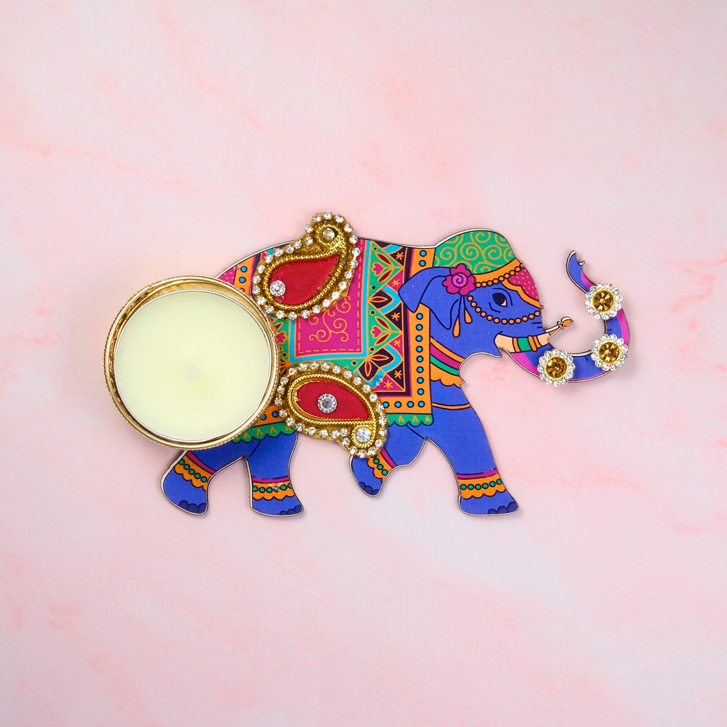 Elephant Glow Tealight Holder