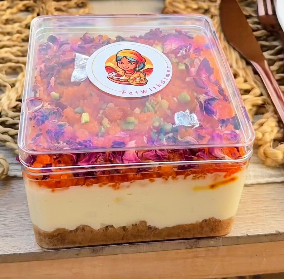 Kesar Motichoor Cheesecake Dessert Box (2 Boxes)