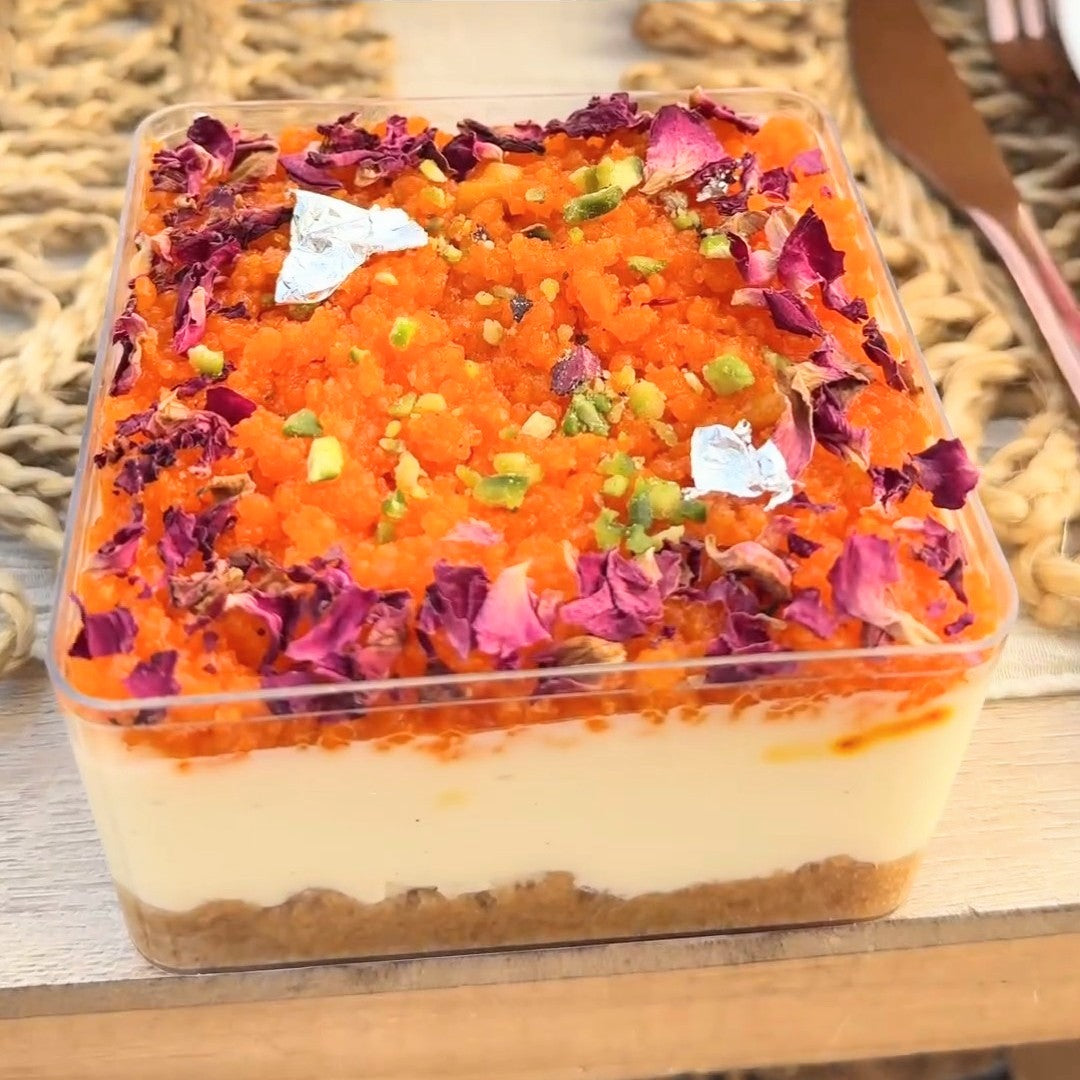 Kesar Motichoor Cheesecake Dessert Box (2 Boxes)
