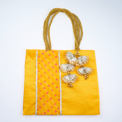 Handmade Gift Bag - Yellow