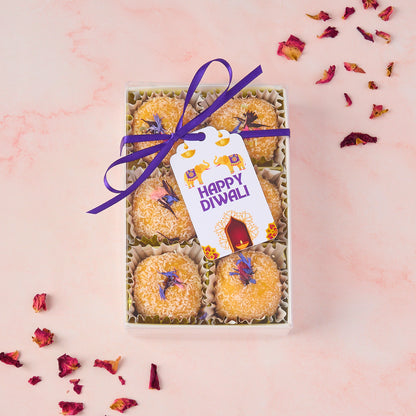 Mango Coconut and Besan 6 Pcs Laddoo Pack (6 Boxes)
