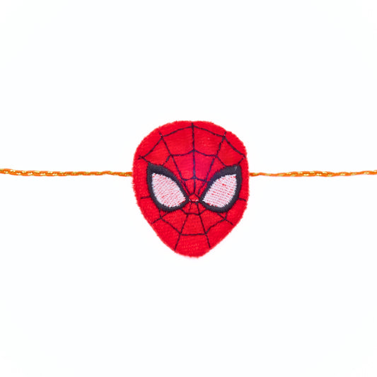 Spiderman Rakhi for Kids – Red Soft Patch Superhero Rakhi in Australia