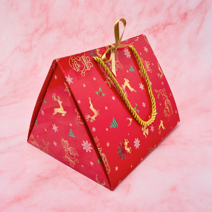 Festive cake gift box with ribbon-style design, perfect for Christmas gifts in Sydney.