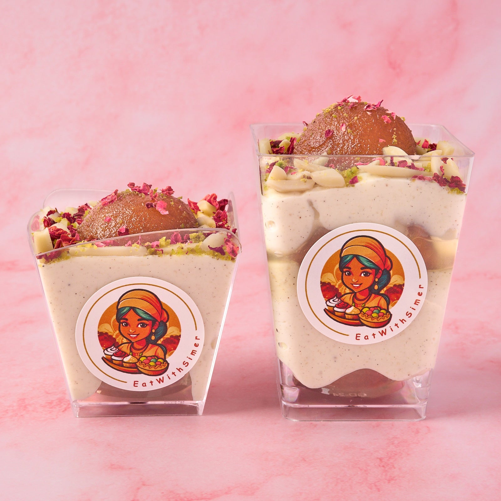 Gulab Jamun Rabdi Mousse Dessert Cups ready for parties and gifting in Sydney